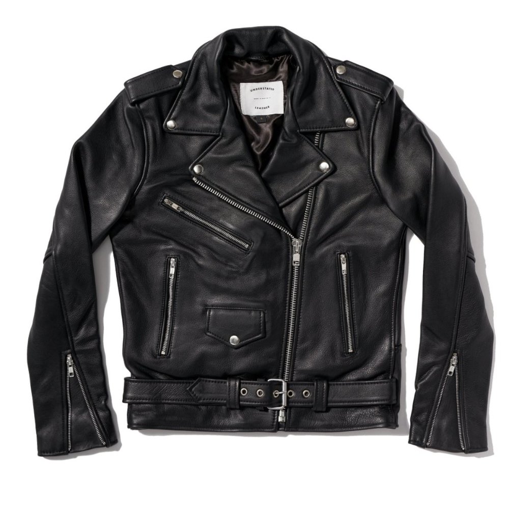 Understated Leather Jacket - image 1